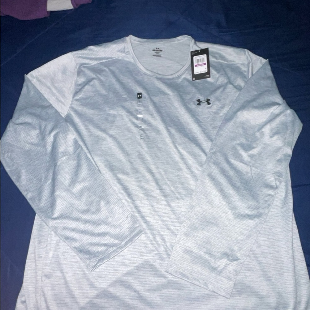 Under Armour Men's Gray Long Sleeve Shirt